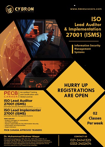 ISO 27001 ISMS Lead Implementation / Lead Auditor
